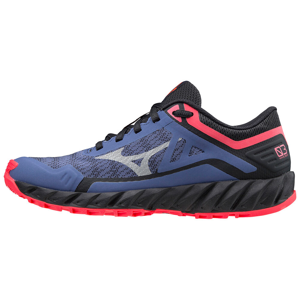 Zapatillas Trail Running Mizuno Wave Ibuki 3 Mujer Azules/Negras/Rosas Comprar FQLU-34285